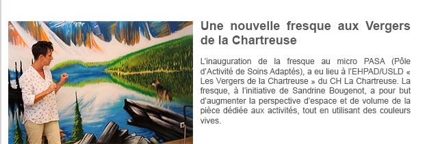 Une nouvelle fresque aux Vergers de la Chartreuse