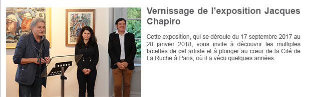 Vernissage de l’exposition Jacques Chapiro