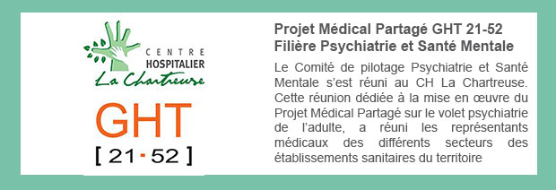 Projet Médical Partagé GHT 21-52 – Filière Psychiatrie et Santé Mentale