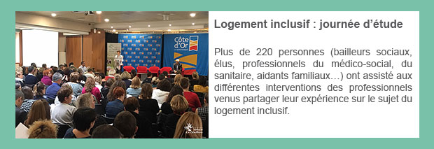 Logement inclusif : journée d’étude