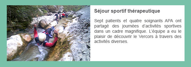 Séjour sportif thérapeutique