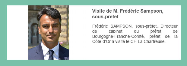 Visite de M. Frédéric Sampson, sous-préfet