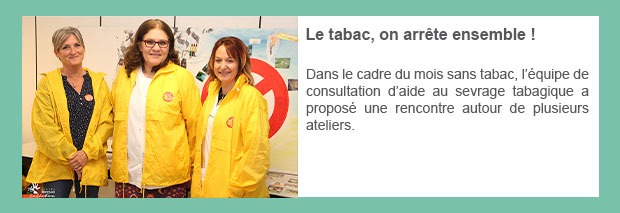 Le tabac, on arrête ensemble ! 