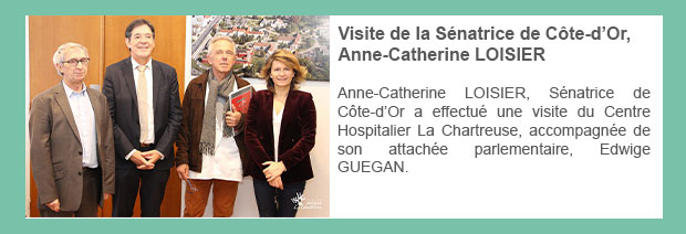Visite de la Sénatrice de Côte-d’Or, Anne-Catherine LOISIER