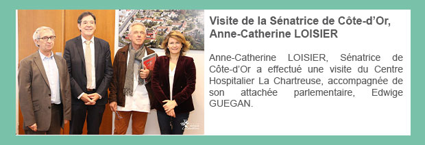 Visite de la Sénatrice de Côte-d’Or, Anne-Catherine LOISIER
