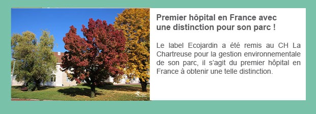 Premier hôpital en France avec une distinction pour son parc !