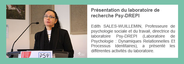 Présentation du laboratoire de recherche Psy-DREPI