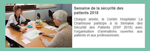 Semaine de la sécurité des patients 2018