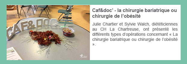 CAF&DOC’ – LA CHIRURGIE BARIATRIQUE OU CHIRURGIE DE L’OBÉSITÉ