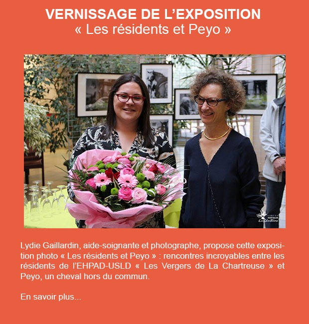 Vernissage de l’exposition « Les résidents et Peyo »