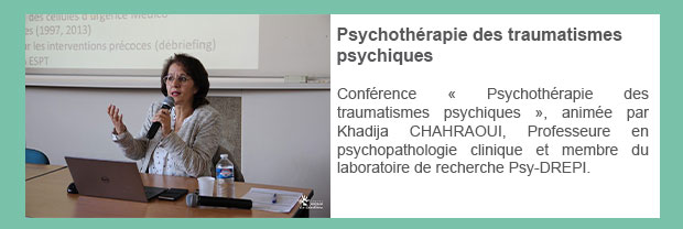 Psychothérapie des traumatismes psychiques