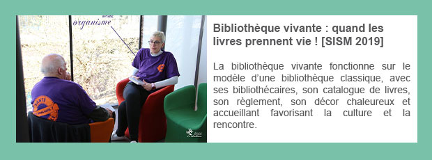 Bibliothèque vivante : quand les livres prennent vie ! [SISM 2019]