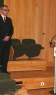 Alain Bonnin, Président de l’université de Bourgogne et Bruno Madelpuech, Directeur du Centre Hospitalier La Chartreuse