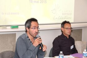 Dr Vincent LO BIANCO, Médecin coordonnateur du FAM Pussin et Jean-Loup MARTIN, Cadre de Santé référent de la Maison des Usagers