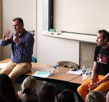 Vincent DEMASSIET (entendeur de voix) et Yann DEROBERT (psychologue)