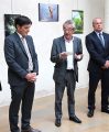 Dr Jean-Pierre CAPITAIN, psychiatre référent du SAMSAH, Bruno MADELPUECH, directeur du CH La Chartreuse, Alain MILLOT, Maire de Dijon et Pierre PRIBETICH, adjoint au Maire et 1er vice-président du Grand Dijon, Bernard Blettery, Président de la SDAT