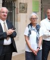 Bernard Blettery, Président de la SDAT, jocelyne DESCAVES, cadre de santé et Pascal ESPINOSA, cadre au SAMSAH