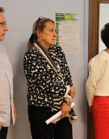 Frédéric MOUCHON, cadre supérieur de santé, Catherine GOZZI, CLSM et élue de Quetigny et Christine JACQUINOT, secrétaire Générale du CHLC