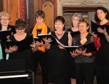 chorale orange à la chapelle du CH La Chartreuse