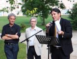 Bruno Madelpuech, directeur du CH La Chartreuse, Dr Gérard Milleret, président de la Commision Médicale d’Etablissement (CME), Alain Vasseur, cadre éducateur