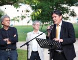 Bruno Madelpuech, directeur du CH La Chartreuse, Dr Gérard Milleret, président de la Commision Médicale d’Etablissement (CME),, Alain Vasseur, cadre éducateur,