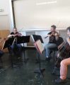 violon 1 : Steve DUONG – Médecin au CH La Chartreuse, violon 2 : Jean-Christophe HALLER – Professeur au conservatoire de musique de Longvic, alto : Christophe FARRUGIA – Professeur au conservatoire de musique de Dijon, violoncelle : Emmanuel BIGAND.