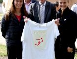 Jean-Yves Pian – Président du Conseil de Surveillance du CH La Chartreuse, Bruno MADELPUECH – Directeur et Mary CHAPPE et Camille LERCH joueuses au Dijon Football Côte d’Or Féminin (DFCO