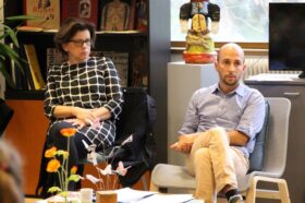 Gisèle Gérard, assistante sociale au CHLC et Thomas Papret assistant social à ELIPSES