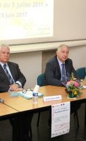 Directeur du Centre Hospitalier La Chartreuse, Bruno MADELPUECH, Jean-Michel MALATRASI, Premier Président de la Cour d’Appel de Dijon, Jean-Jacques BOSC, Procureur Général près la Cour d’Appel de Dijon, Bruno LAPLANE, Président du Tribunal de Grande Instance de Dijon et Olivier OBRECHT, Directeur Général adjoint de l’Agence Régionale de Santé Bourgogne Franche-Comté