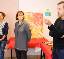 Dr Marie Lombard (médecin Gériatre), Brigitte Lorriaux (DRH), Eric Bardouillet (ingénieur service technique)