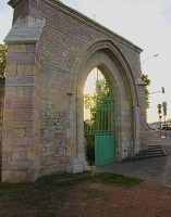 Inauguration de la rénovation de la porte avenue Albert 1er