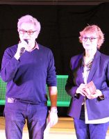 Alain Vasseur, vice-président de l’Association Itinéraires Singuliers et cadre de santé du CMP CATTP Bachelard, Françoise Vallet, bénévole et co-présidente du groupe local de la Cimade Dijon