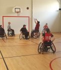 joueurs de la JDA Basket Fauteuil