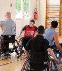 joueurs de la JDA Basket Fauteuil