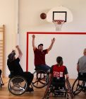 joueurs de la JDA Basket Fauteuil