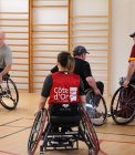 joueurs de la JDA Basket Fauteuil