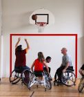 joueurs de la JDA Basket Fauteuil