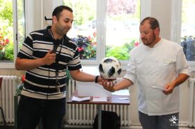 Farid Kohili (Directeur DSET – Direction des Services Economiques et Techniques) et Philippe Sire (Encadrement restauration)