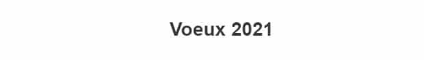 Voeux 2021