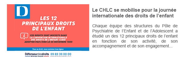 Le CHLC se mobilise pour la journée internationale des droits de l’enfant