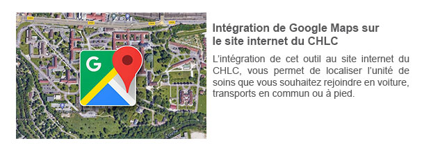 Intégration de Google Maps sur le site internet du CHLC