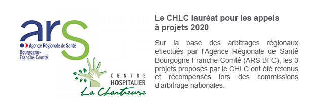  Le CHLC lauréat pour les appels à projets 2020