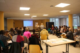 Anne TAILLARD, Directrice des Ressources Humaines du CHLC, a souligné l’importance de ces rencontres pour renforcer la cohésion des équipes.
