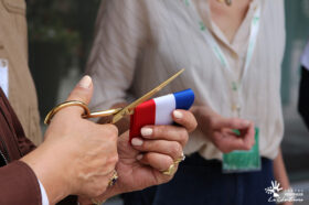Coupure du ruban inaugural