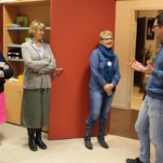 Chantal Normand (présidente des blouses roses) et Jean-Marc Albert (Cadre de santé)
