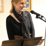 Exposition "Liberté" de Claude Brugeilles à l'Hostellerie , espace d'exposition, CHLC Eleonore Henriot, coordinatrice d’Itinéraires Singuliers