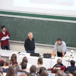 Conférence sur le sommeil à l'Université de Bourgogne Dr Clément GUILLET (psychiatre), Dr Jean-Claude GIROD (psychiatre et chef du Pôle B),Baptiste LIGNIER (Maître de Conférence en psychologie clinique et psychopathologie de l’Université Bourgogne-Franche-Comté, laboratoire PSY-DREPI) et Dr Aymar HUSSAMI (neurologue, spécialiste d’électrophysiologie clinique)