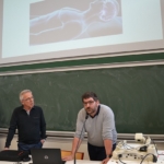 Conférence sur le sommeil à l'Université de Bourgogne Dr Clément GUILLET (psychiatre), Dr Jean-Claude GIROD (psychiatre et chef du Pôle B),Baptiste LIGNIER (Maître de Conférence en psychologie clinique et psychopathologie de l’Université Bourgogne-Franche-Comté, laboratoire PSY-DREPI) et Dr Aymar HUSSAMI (neurologue, spécialiste d’électrophysiologie clinique)