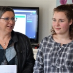 Lancement du site internet du GEM "Les Cerisiers" Rachel Français et Zoé Bonnet (étudiante et webmaster)