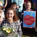 Lancement du site internet du GEM "Les Cerisiers" Zoé Bonnet (étudiante et webmaster) et les adhérents du GEM "Les Cerisiers"